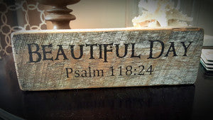 "Beautiful Day" Woodblock