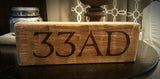 "33AD" Woodblock