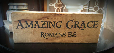 "Amazing Grace" Woodblock