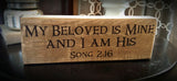 "My Beloved Is Mine And I Am His" Woodblock