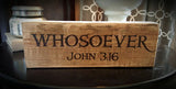 "Whosoever" Woodblock